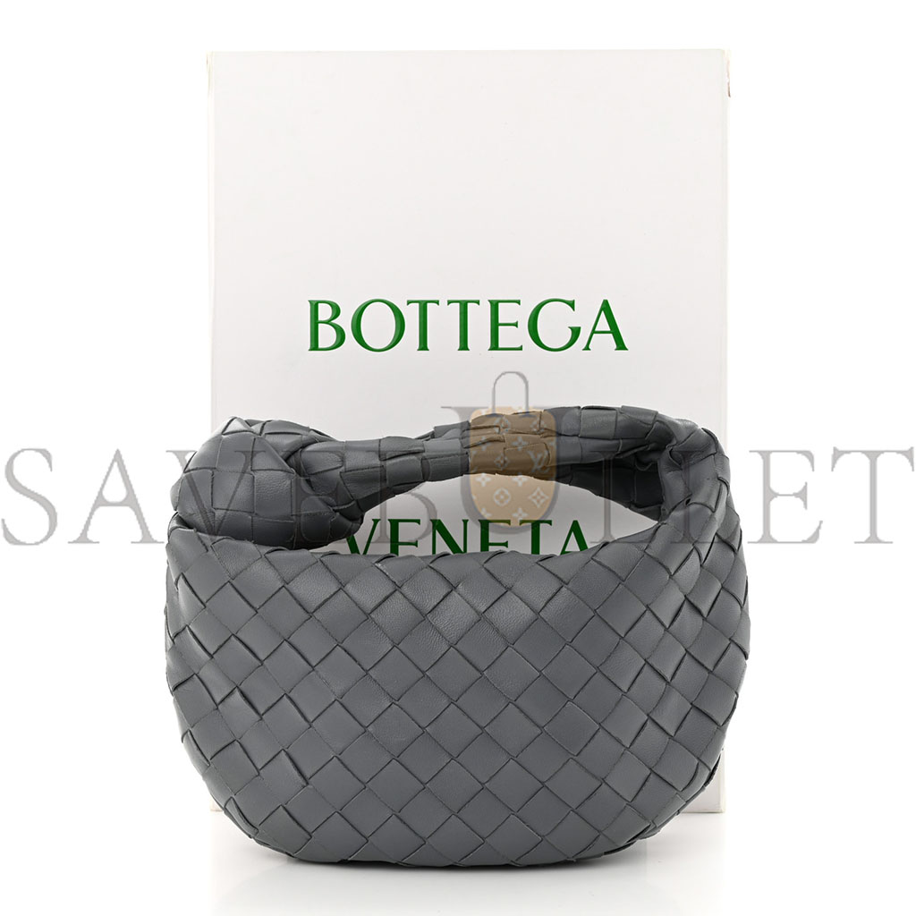 BOTTEGA VENETA NAPPA INTRECCIATO MINI JODIE THUNDER (25*14*8cm)